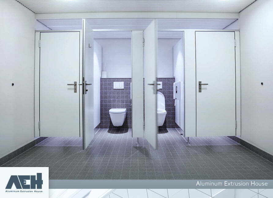 باب حمامات الوميتال افضل الانواع والاشكال مع بيت الألومنيوم